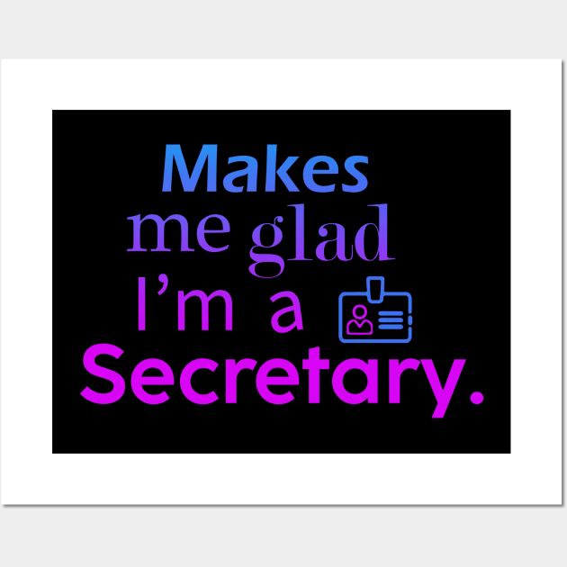 Secretary Design Wall Art by Proway Design